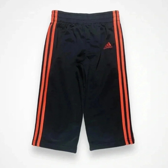 Adidas Orange  3 Stripe Track Pants - Picture 1 of 4